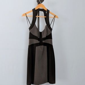 NWOT Laundry Sexy Black and Grey Bodycon Dress